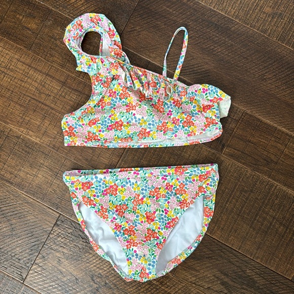 Mini Boden Girls Bikini Set with Extra Bottoms - Picture 2 of 10